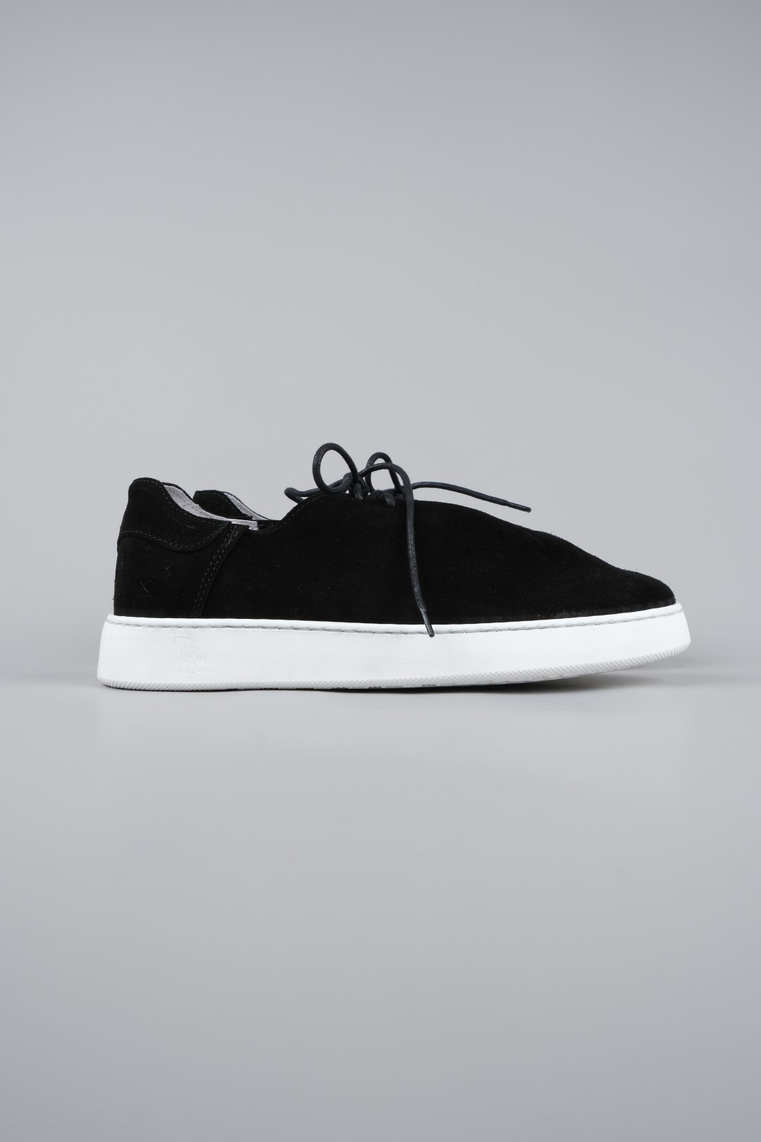 SUEDE SHOES WITH RUBBER SOLE - BLACK - 1